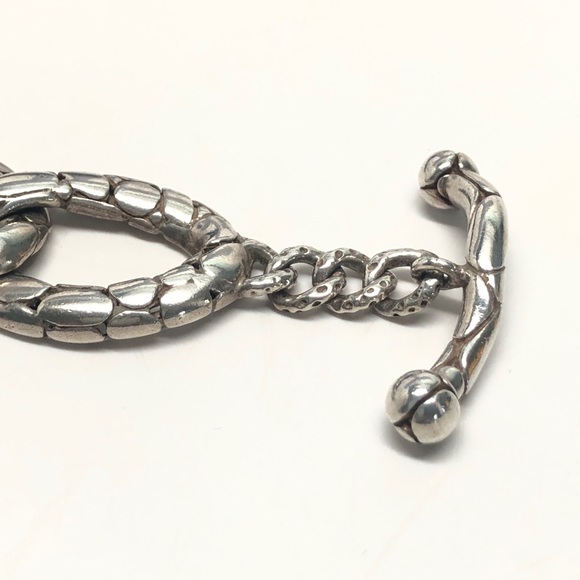 John Hardy Kali Large Oval Link Bracelet .925 - Picture 5 of 8